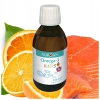 Suplementy diety dla dzieci Norsan Omega-3 Kids płyn 150 ml- pomarańczowy