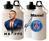 Bidon Kylian Mbappe z autografem +imię