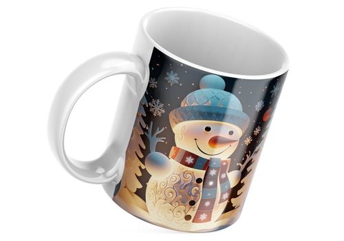 Świąteczny Kubek 3D Bałwanek - Idealny Na Prezent - Urodziny - NOWOŚĆ na Arena.pl