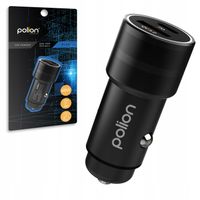 Ładowarka samochodowa usb c POLION Szybka ładowarka do telefonu zapalniczka