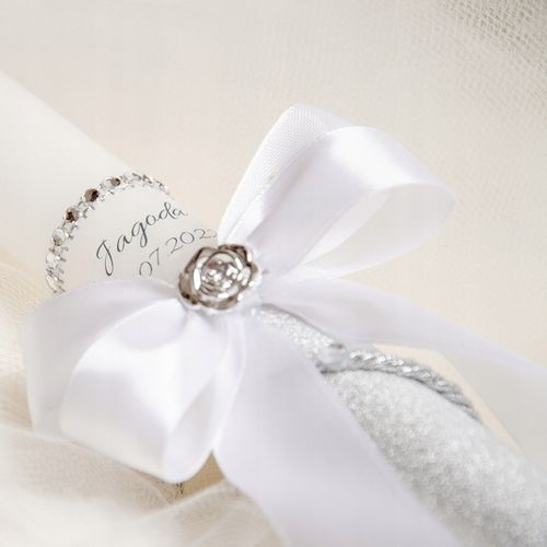 ŚWIECA KOMUNIJNA DO I KOMUNII ŚWIĘTEJ IMIĘ DATA na Arena.pl