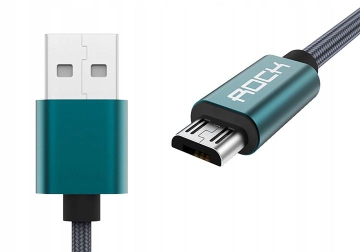 Kabel Rock Micro Usb Ładowarka Nokia Samsung Sony zdjęcie 6