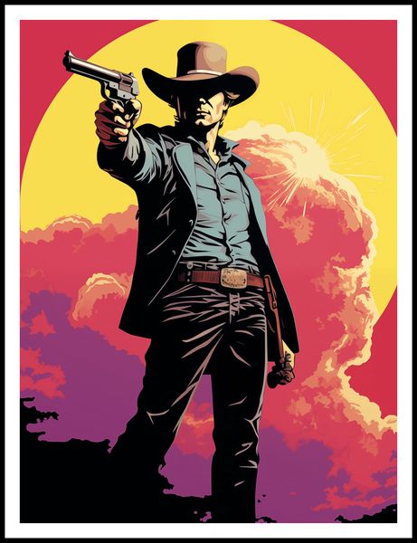 Plakat 75x100cm Strzelec z Epoki zdjęcie 3