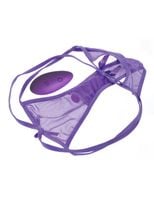 bielizna z wibratorem petite panty thrill-her purple fantasy for her