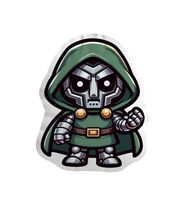 Poduszka Chibi Marvel - Doctor Doom
