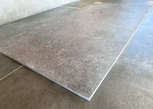 Twardy pogrubiony ciemny szary GRES 120X60 PÓŁMATOWY - SUPER CENA na Arena.pl