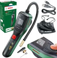 POMPKA ROWEROWA ELEKTRYCZNA Z MANOMETREM DO ROWERU KOMPRESOR AKUMULATOROWY