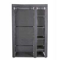 Nowoczesna modułowa garderoba szafa szara 175cm.