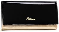 portfel damski ptn lj-42106-0681 black-gold
