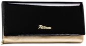 portfel damski ptn lj-42106-0681 black-gold