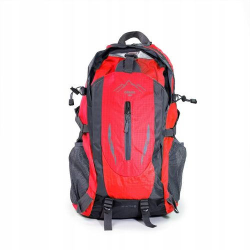 PLECAK TURYSTYCZNY 40L WYCIECZKOWY TREKKINGOWY PODRÓŻNY W GÓRY CZERWONY na Arena.pl