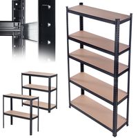 KADAX Regał Metalowy Magazynowy 180x90x30cm 875kg