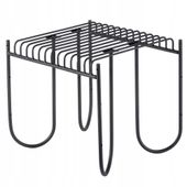 Kadax Ławka Ogrodowa Parkowa Metalowa 50cm
