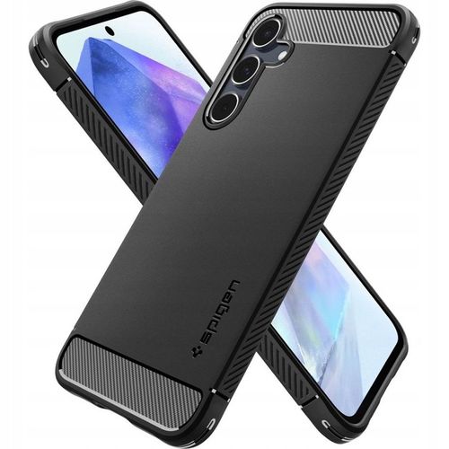 Etui do Galaxy A55 5G, Spigen Rugged Armor elastyczny smukły case cover TPU na Arena.pl