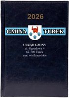 Kalendarz A5 2026 tygodniowy KSIĄŻKOWY TERMINARZ DLA urzędu gminy HERB