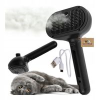 SZCZOTKA PAROWA DLA KOTA SAMOCZYSZCZĄCĄ ELEKTRYCZNA DO PIELĘGNACJI SIERŚCI