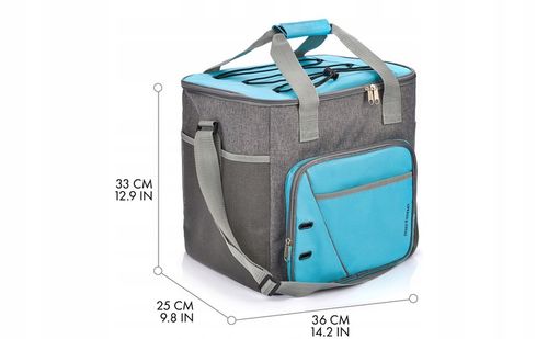 Torba termiczna termoizolacyjna plażowa piknik przenośna Meteor Frosty 30 l na Arena.pl