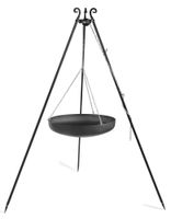 Wok na trójnogu 180 cm, TRIVO, stal naturalna, 70 cm | TYLETEGOTU