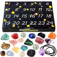 Kalendarz Adwentowy z Kryształami Minerałami Kamienie 24 dni na