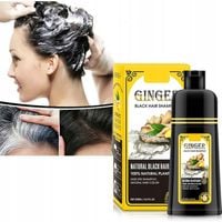 Szampon 500ml Przyciemnia Siwe Wł. Odsiwiacz Imbir