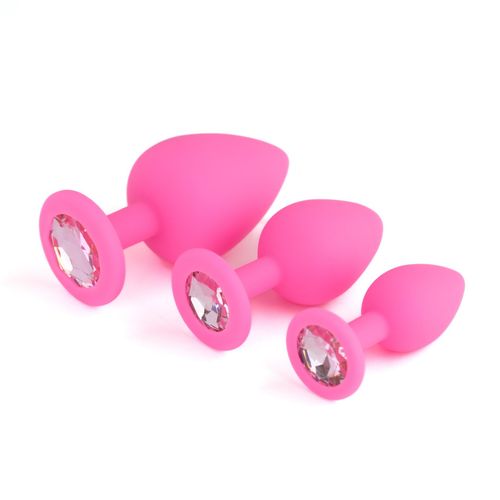 Jewellery - Silicone Plug - Set Pink na Arena.pl