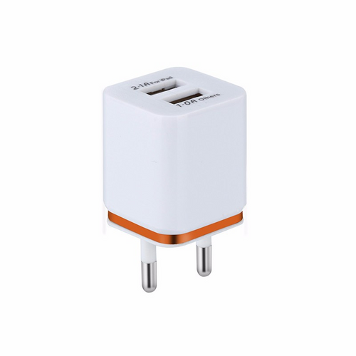 UNIWERSALNA ŁADOWARKA BIAŁA 2.1A 2xUSB PC10 na Arena.pl