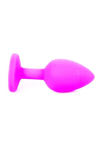plug-jewellery pink silicon plug small- light blue diamond na Arena.pl