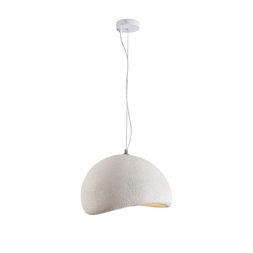 Lampa wisząca STONE biała 40 cm na Arena.pl