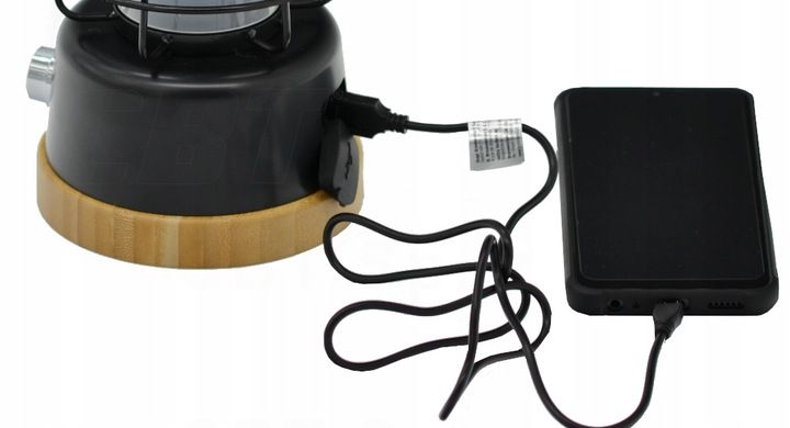 LAMPKA KEMPINGOWA LATARKA AKUMULATOROWA POD NAMIOT POWERBANK USB IP44 75H zdjęcie 4