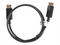 Kabel DisplayPort M/M 4K 1M czarny
