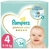 Pieluszki Pampers Premium Care Rozmiar 4 34 szt.