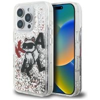 etui karl lagerfeld liquid glitter       choupette logo do iphone 16
