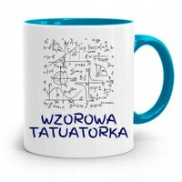 Dla Tatuażystki Tatuażysty Kubek Błękitny Prezent Z Nadrukiem Ze Zdjęciem