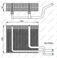 36151/NRF PAROWNIK KLIMATYZACJI RENAULT SCENIC 99-