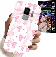 ETUI DO SAMSUNG GALAXY S9 - RÓŻOWE WSTAZKI WSTĄZKA MODNE WZORY CASE