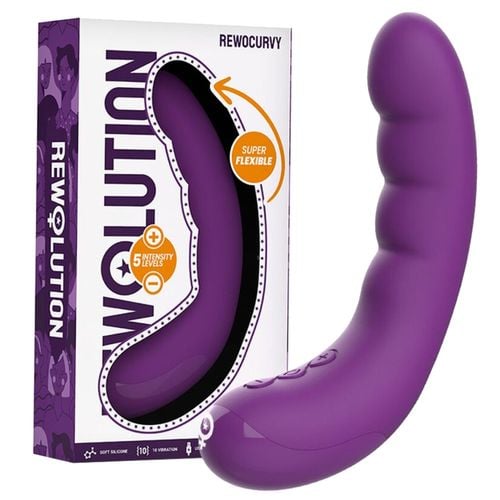 wibrator z silikonu,  fioletowy. kształt umożliwiający intensywną s na Arena.pl