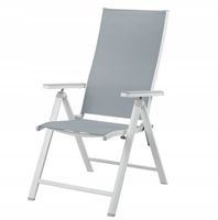 FOTEL KRZESŁO OGRODOWE ALUMINIOWE SKŁADANE NIEMIECKIE 1szt