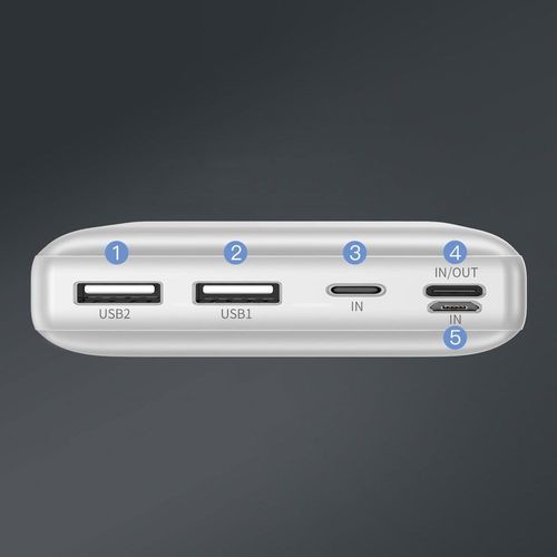 BASEUS MINI JA POWER BANK 30000MAH WHITE na Arena.pl