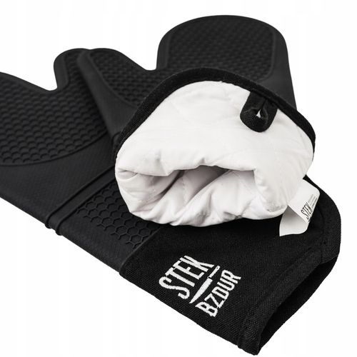 Rękawice Kuchenne Grillowe Stek Bzdur Silikonowe Żaroodporne Długie na Arena.pl