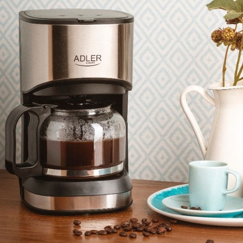 Ekspres do kawy przelewowy 0,7L Blokada kapania ADLER AD 4407 czarny na Arena.pl