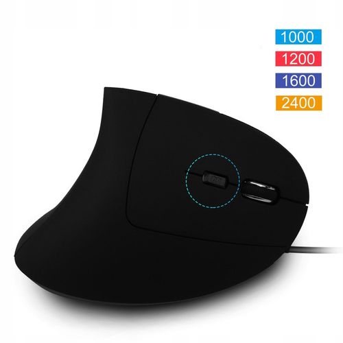 Myszka wertykalna RENEW FORCE pionowa MYSZ ergonomiczna przewodowa CICHA na Arena.pl