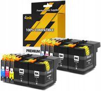 10x TUSZE LC-529 LC-525 XL DO DRUKARKI BROTHER DCP J105 DCP-J105 DCP J100