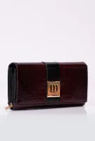 portfel  damski monnari z krokodylim wzorem