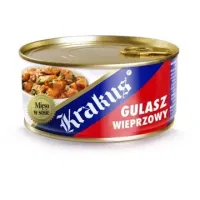 KRAKUS GULASZ WIEPRZOWY 300G KONSERWA