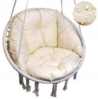 PODUSZKA NA HUŚTAWKĘ BOCIANIE GNIAZDO WODOODPORNA - kremowa
