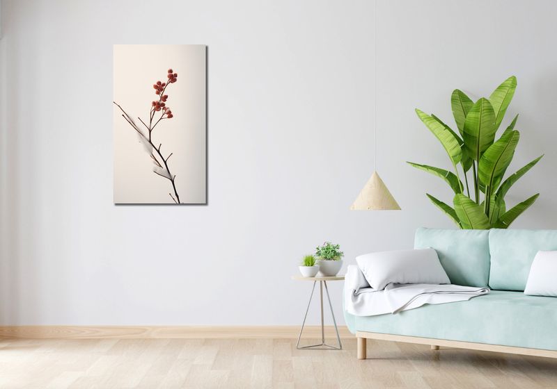 Obraz 50x90cm Subtelna Siła Zimy zdjęcie 2