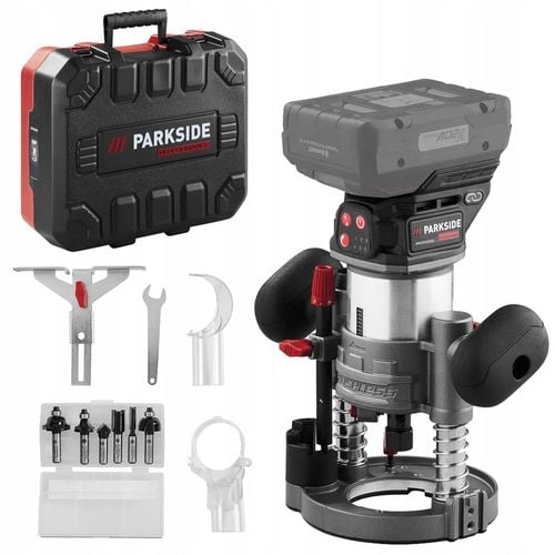 AKUMULATOROWA FREZARKA GÓRNOWRZECIONOWA PARKSIDE 20 V ZESTAW + WALIZKA na Arena.pl