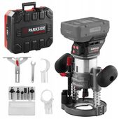 AKUMULATOROWA FREZARKA GÓRNOWRZECIONOWA PARKSIDE 20 V ZESTAW + WALIZKA