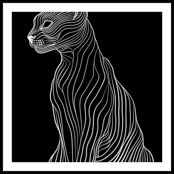 Plakat 50x50cm Minimalny Kontur zdjęcie 3