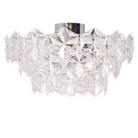 Kryształowa lampa sufitowa Monarque glamour crystal chrom